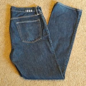 Gap 1969 men's slim dark wash jeans